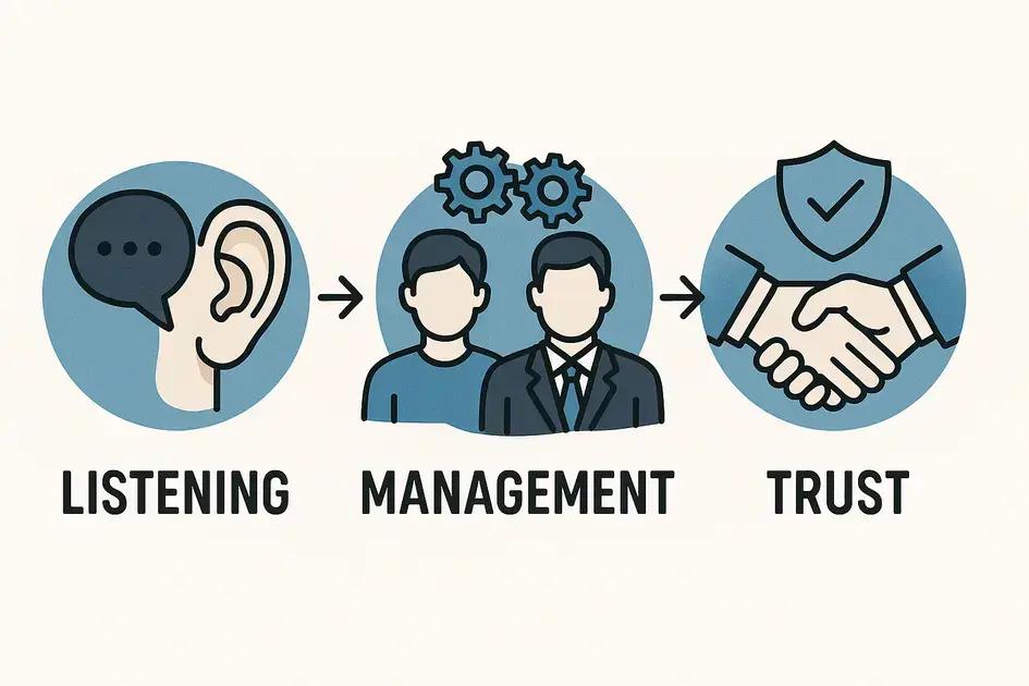 Como a escuta ativa ajuda na resolução de desacordos