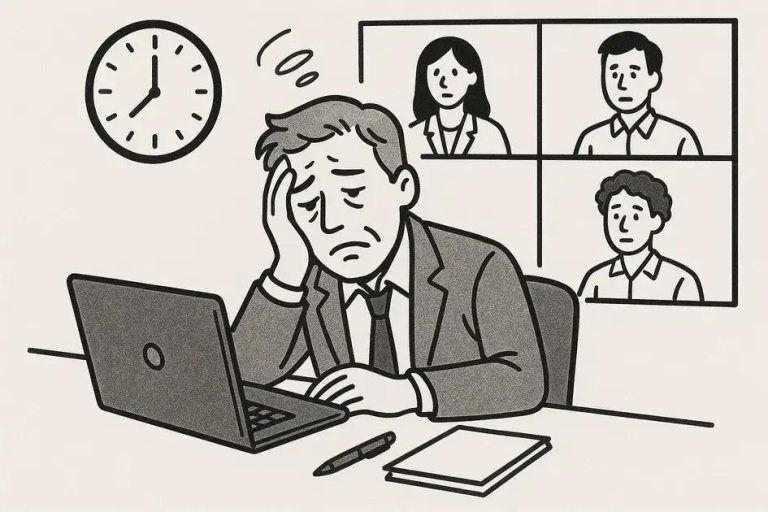 Impacto do excesso de reuniões na saúde mental
